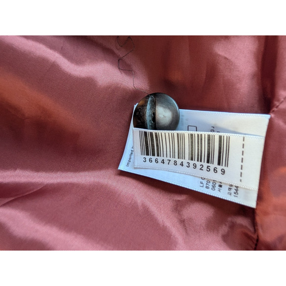 NWT Ba&sh Double Breasted Wool Coat Size 0 US 2 Pink Red - Picture 10 of 12